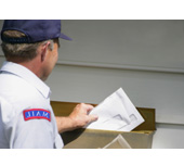 Picture of a mailman