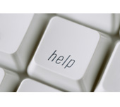 Picture of a help button